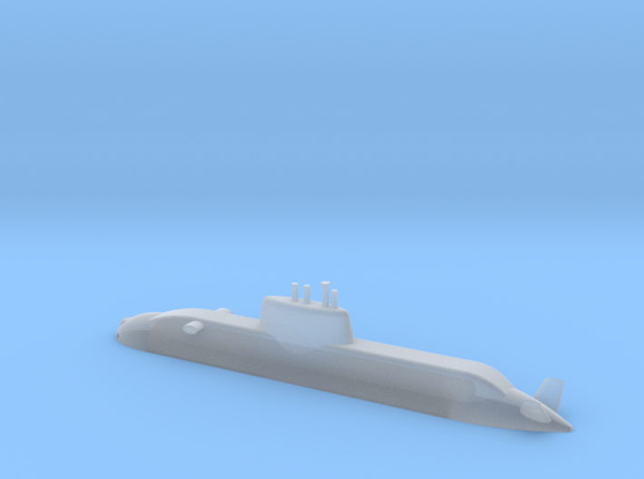 1/700 Dolphin class submarine (Waterline) 3d printed