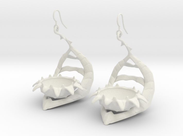 Carnivorous plant earring Planter 3d printed