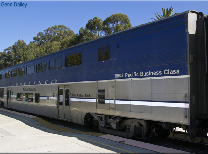 n scale Amtrak Surfliner Business Class Coach  3d printed 