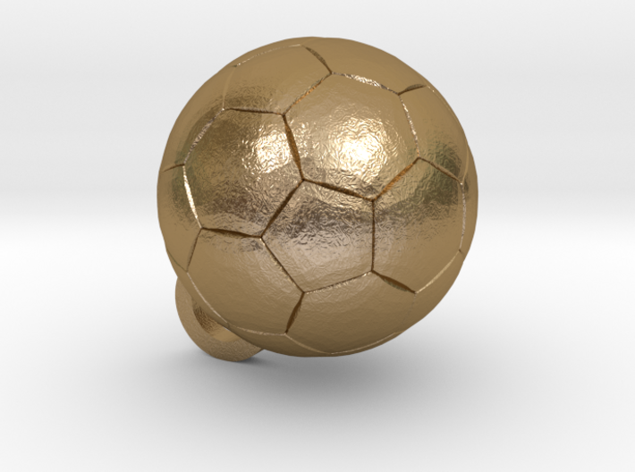 SOCCER BALL FOOTBALL (Pendant or Earring) 3d printed