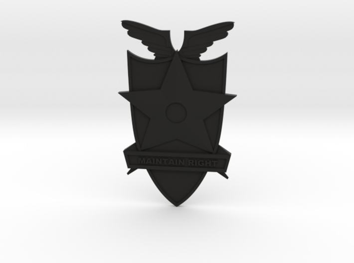Main Force Patrol Badge (from the first Mad Max) 3d printed