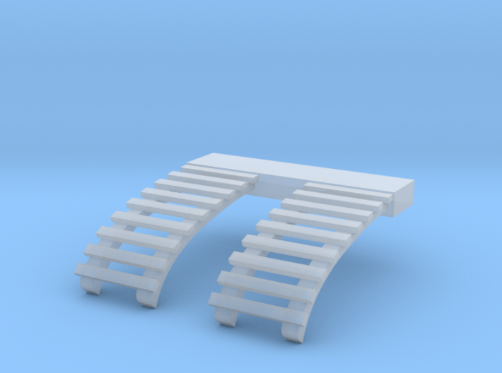 O Scale Roof Ladders for B&amp;QT 8000 Trolley 3d printed