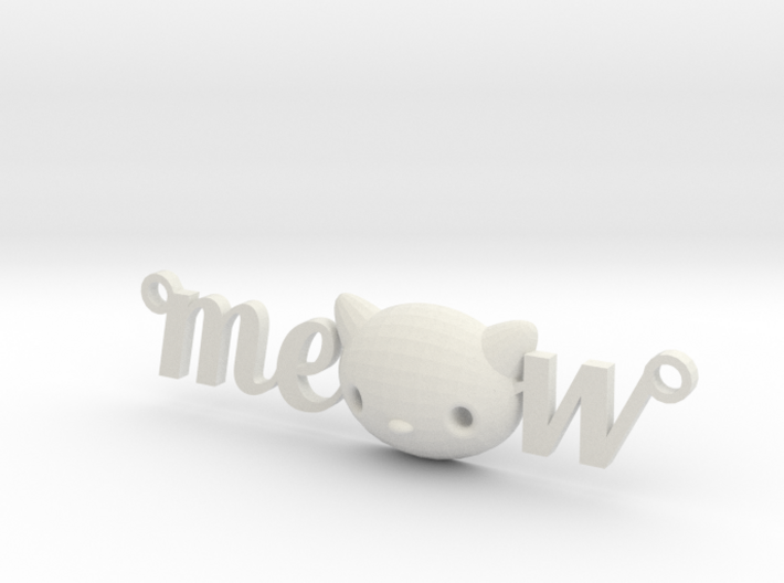 Meow Necklace by it's a CYN! 3d printed