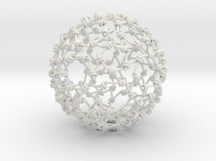 Weaved Knots Sphere 3d printed