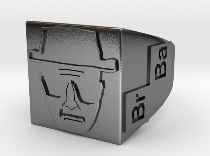 Heisenberg Ring with opener size 13 3d printed