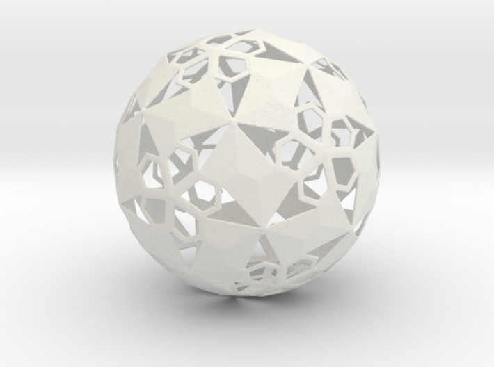 Pent Flower Sphere 3d printed