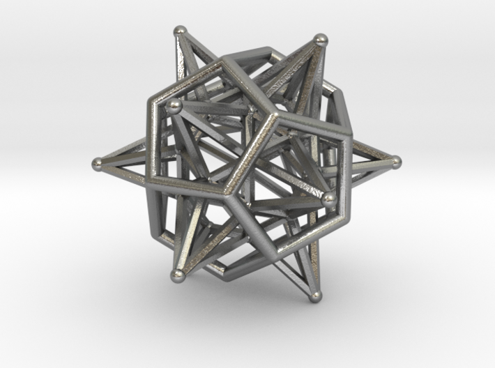 Dodeca Star Icoso Wire 4cm 3d printed