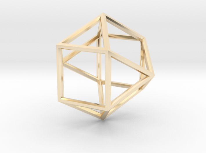 Cube Octohedron - 5cm 3d printed