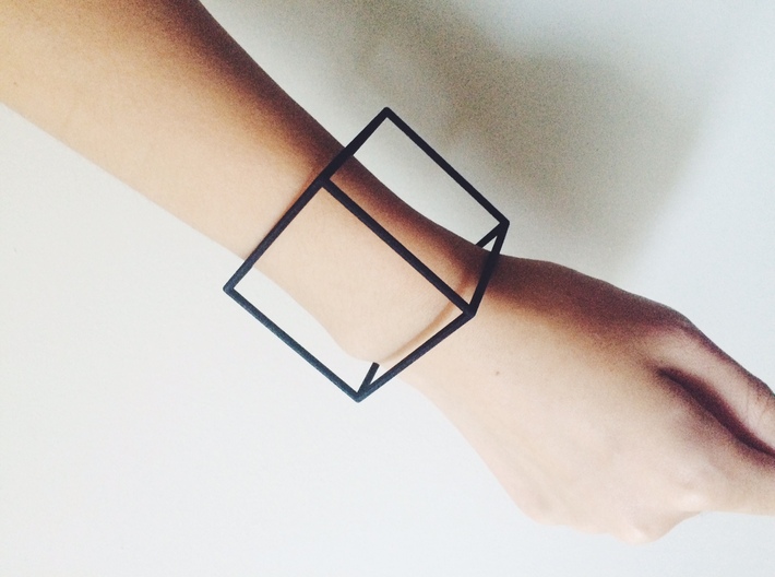 Cube Bracelet-large 3d printed