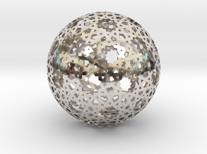 Star Weave Mesh Sphere 3d printed