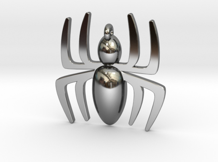 Small Spider Pendant 3d printed