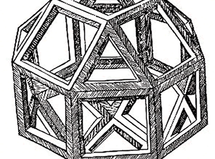 da Vinci's rhombicuboctahedron 3d printed Add a caption...