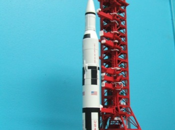 1/400 NASA LUT levels 0-2 (Launch Umbilical Tower) 3d printed 