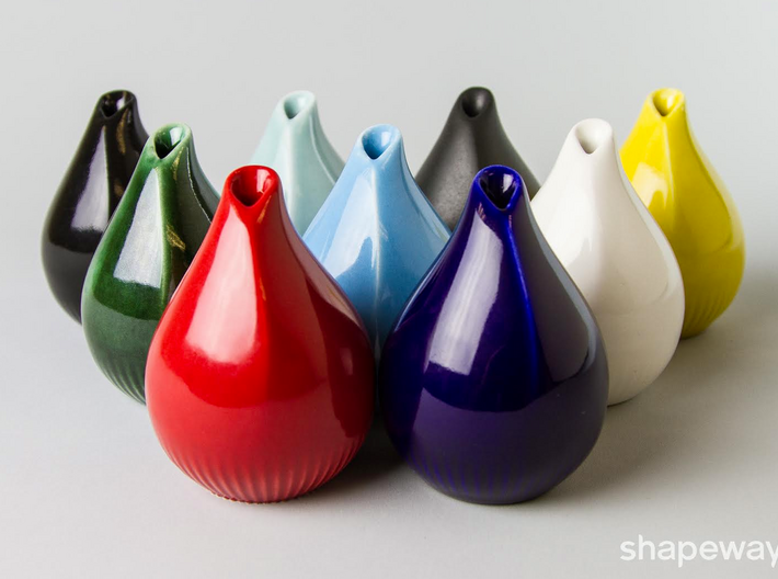 Droplet vase 3d printed New porcelain