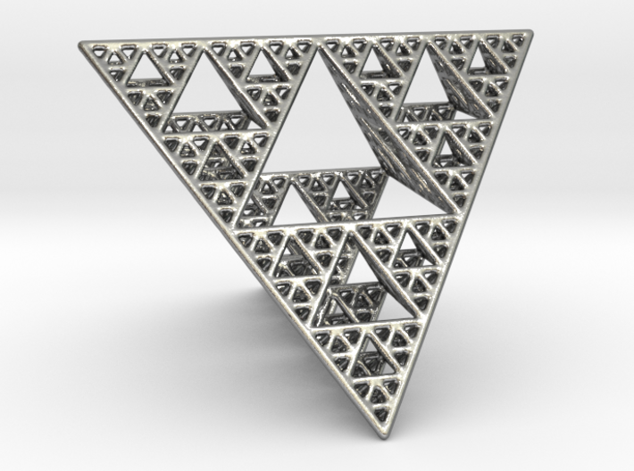 Sierpinski Tetrahedron level 4 3d printed