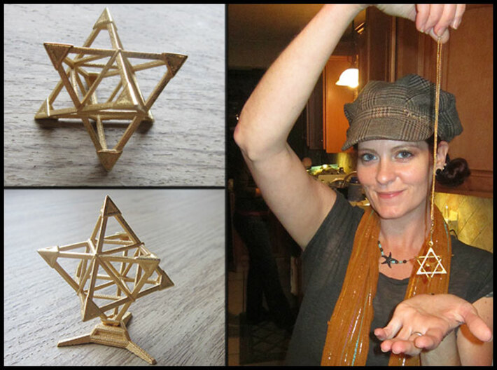 Merkaba Wire - 4cm 3d printed 