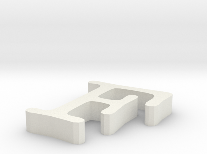 F Letter 3d printed