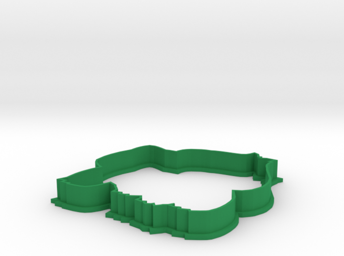 Bulbasaur Cookie Cutter 3d printed