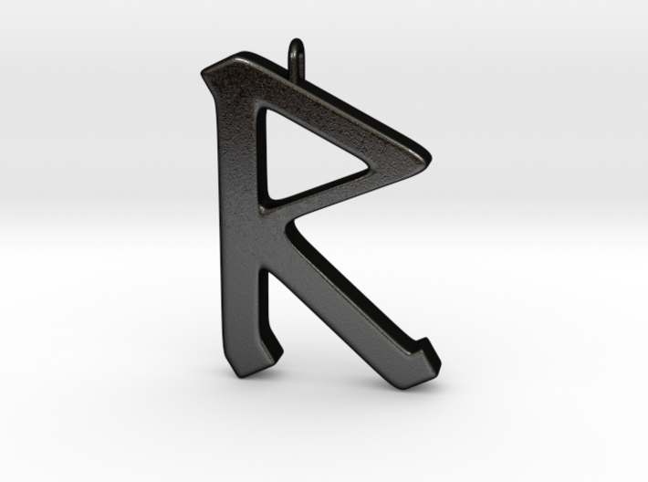 Rune Pendant - Rād 3d printed