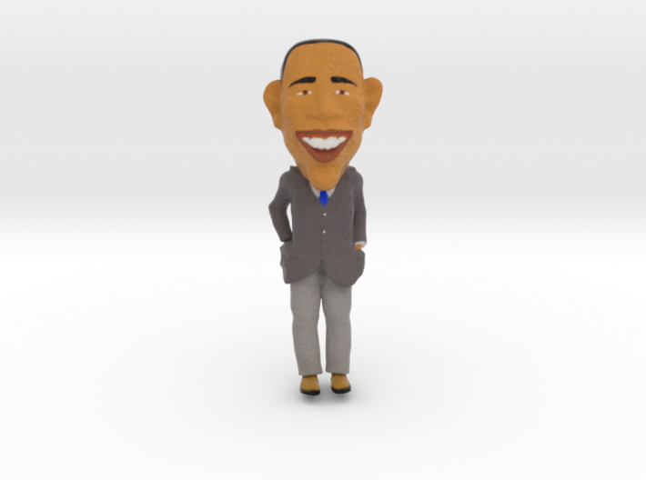 Funny Barack Obama Caricature ! 3d printed