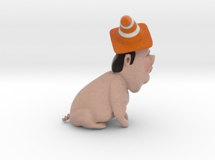 Chris Christie the Gestation Pig inaction figure S 3d printed 