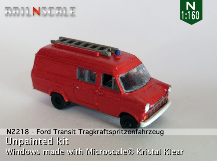 Ford Transit TSF (N 1:160) 3d printed