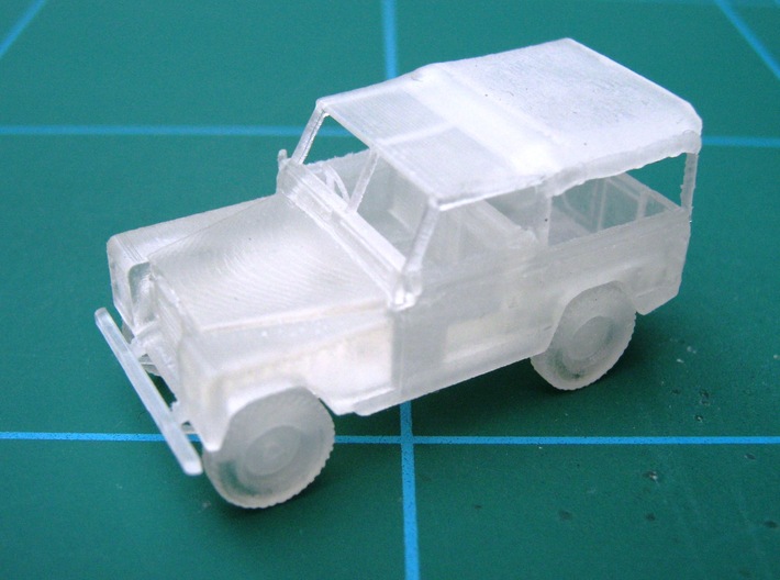 1:87 Land Rover 3d printed