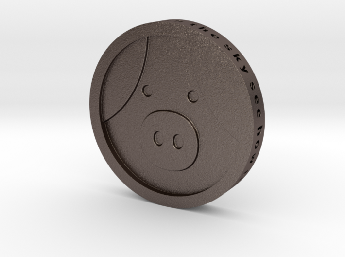 Pig Coin 3d printed