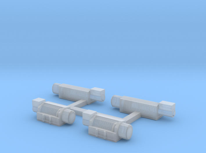 1/64th S scale winch set of 4, 2 small, 2 large 3d printed