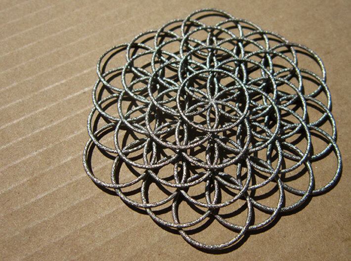 Flower Of Life Weave - 8cm  3d printed 