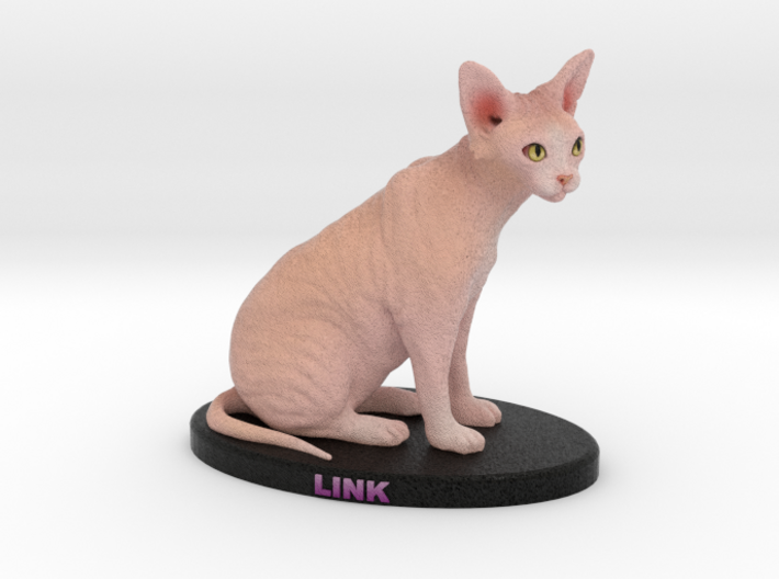 Custom Cat Figurine - Link 3d printed