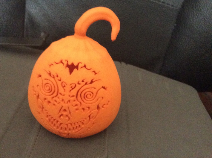 Pumpkin Skull 1 3d printed a picture