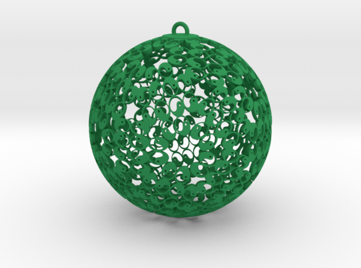 Self Reflection Ornament 3d printed