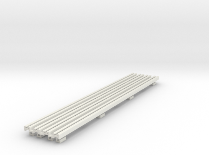 R-165-girder-bridge-rails-100-1a-x4 3d printed