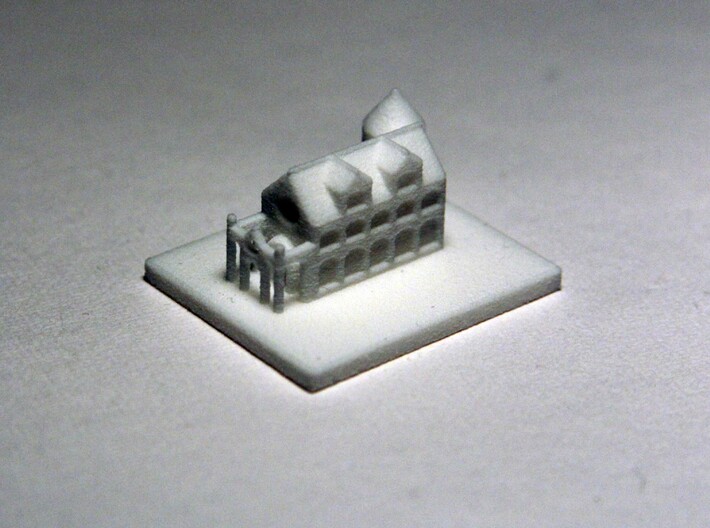 Miniature castle 3d printed