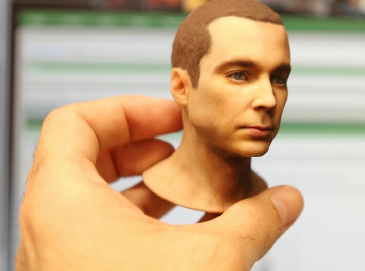 Jim Parsons - Sheldon Cooper from The Big Bang The 3d printed