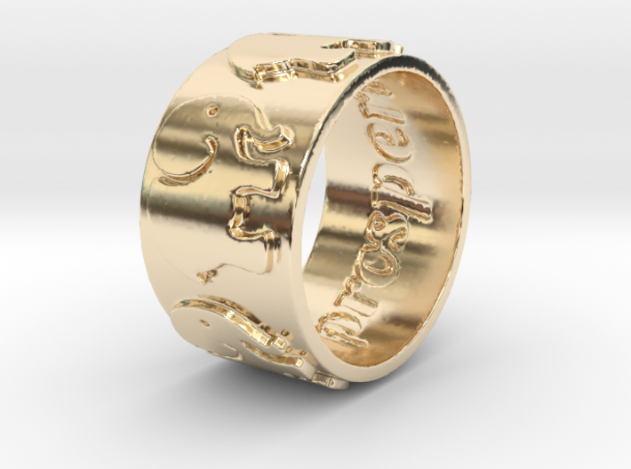 Prosperity Ring Size 7 3d printed
