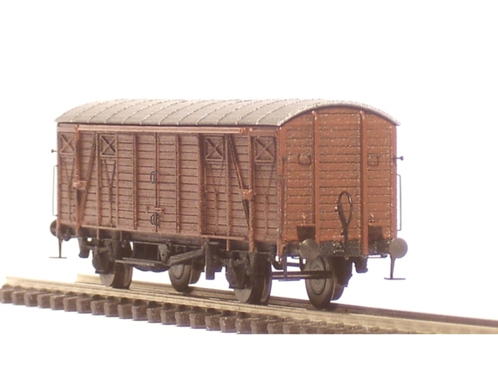 1/148 German train-ferry van E006 3d printed Painted model with all additional parts