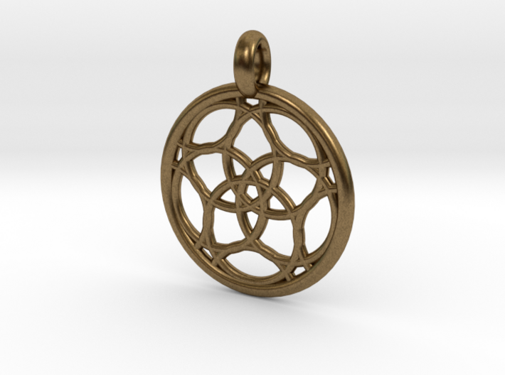 Himalia pendant 3d printed