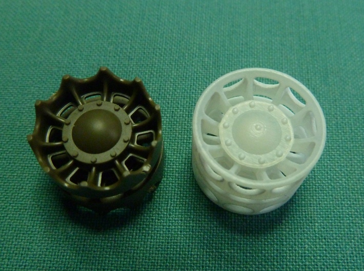 T-54 Early Idler Wheel for Tamiya T-55 1/35 3d printed Add a caption...