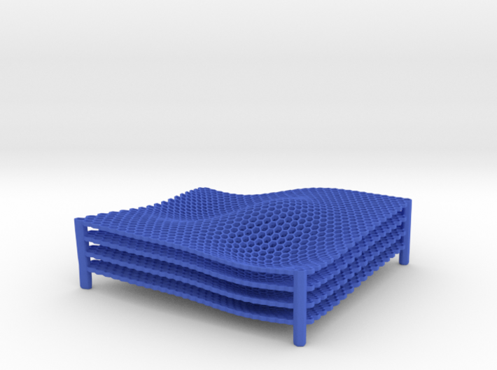 Lattice Square-honeycomb 3d printed