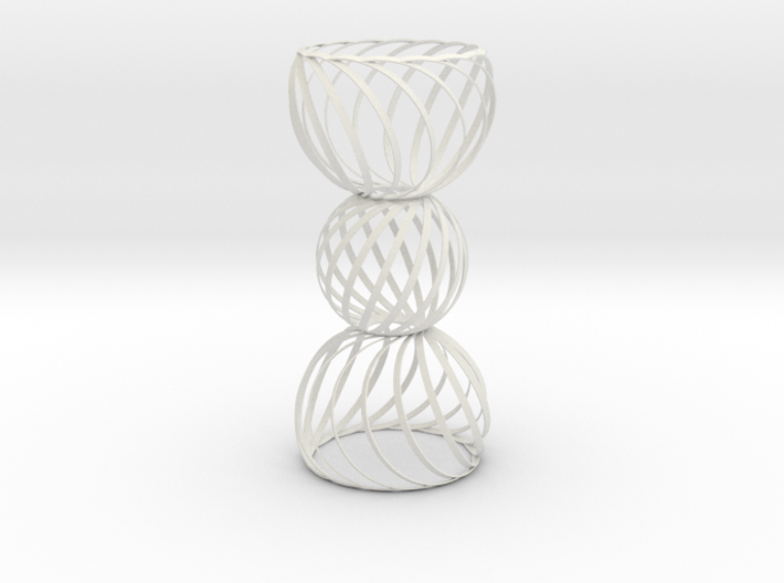 Spiral Globe Column 3d printed