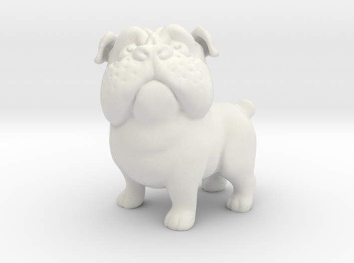 Plucky the Pug 3d printed