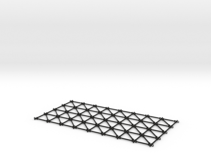 Simulation Mesh - One Diagonal 3d printed 
