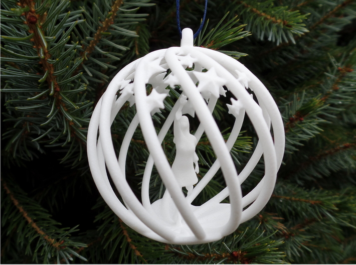 Sky full of Stars Christmas Bulb 3d printed Beautiful Christmas Bulb