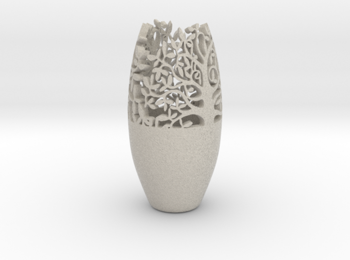 Decorative Tabletop Flower Vase 3d printed