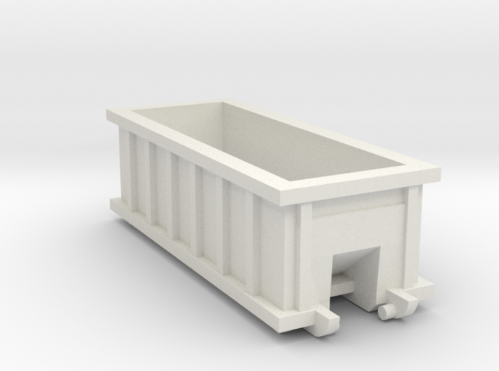 N Scale 20 FT X 8FT Roll-off Dumpster 3d printed