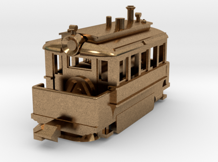 1001-2 Baldwin Steam Tram (Type A) 1:148 3d printed
