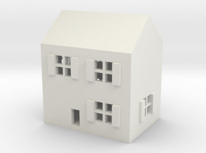 1/600 Town House 1 3d printed
