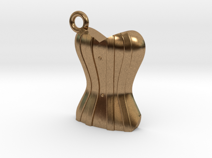 Corset Steampunk Charm/Pendant 3d printed
